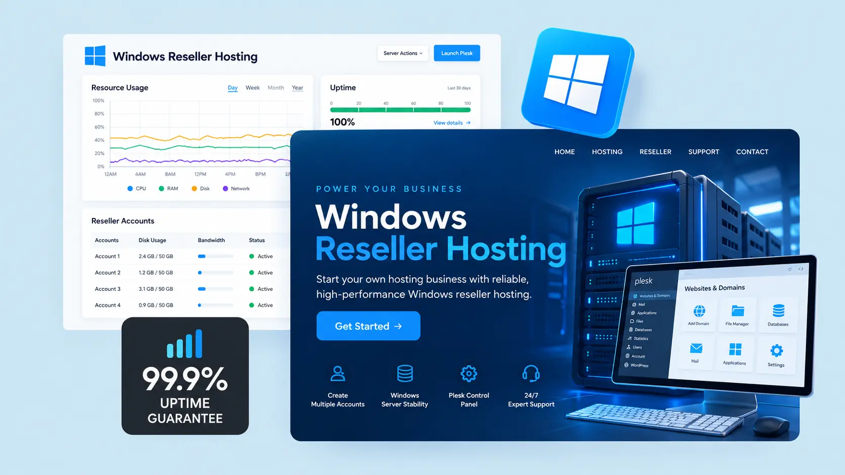 Windows Reseller Web Hosting Showcase